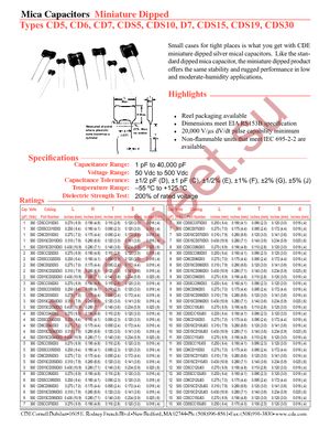 CD5EC220DO3 datasheet  
